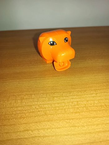 Lego Duplo tête de lion orange