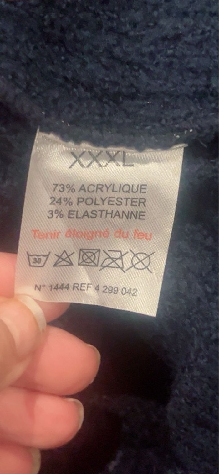 Robe pull bleue marine - photo numéro 5