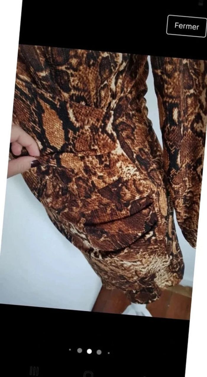 Robe python Mango neuve - photo numéro 4