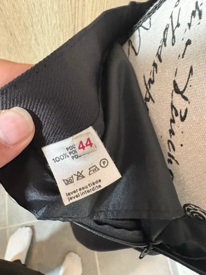 Jupe crayon midi noire élégante taille 44 - photo numéro 6