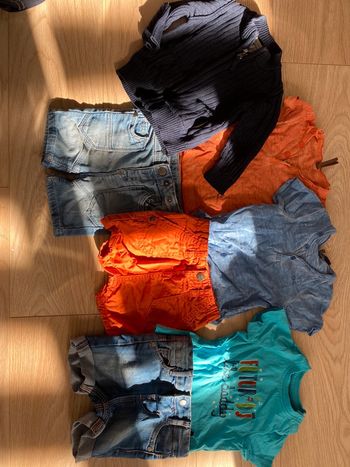 Lot orchestra 3 mois neuf shorts gilet t shirts