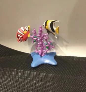 Playmobil lot figurines poissons exotiques et corail Wiltopia comme neuf animaux marins