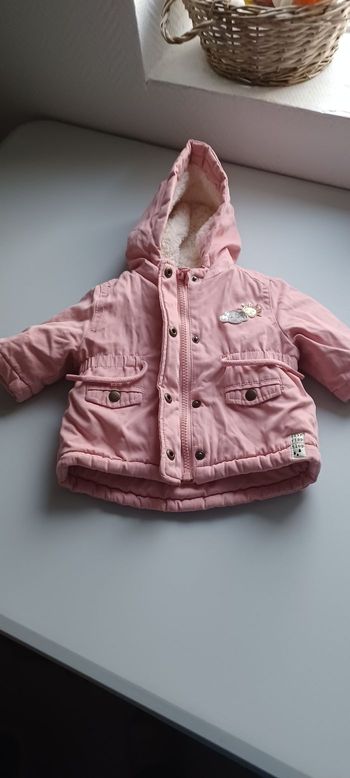Très beau petit blouson bébé fille T 3 mois = 56/62cm