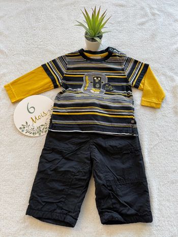 Ensemble noir et jaune