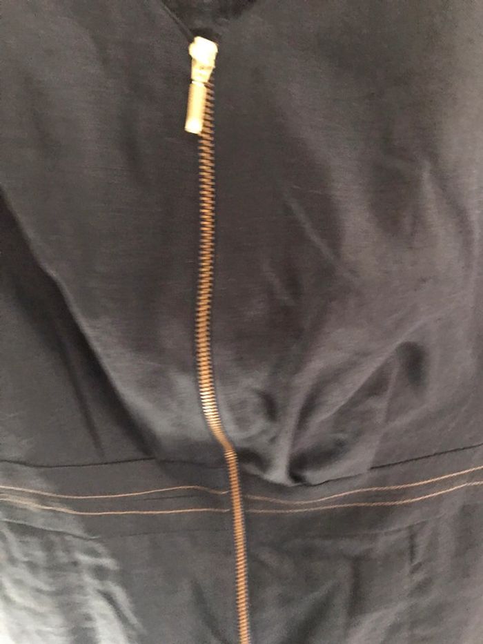 Robe marine façon jeans Merletti - photo numéro 2