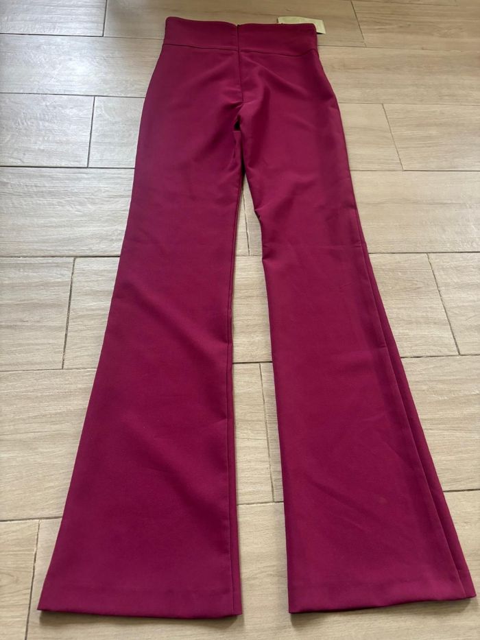 pantalon habillé jambes évasées - photo numéro 2