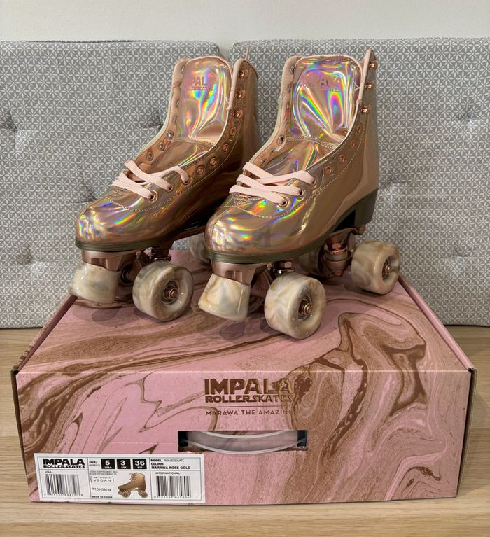 Paire de Rollerskates "Marawa Rose Gold" Taille 36