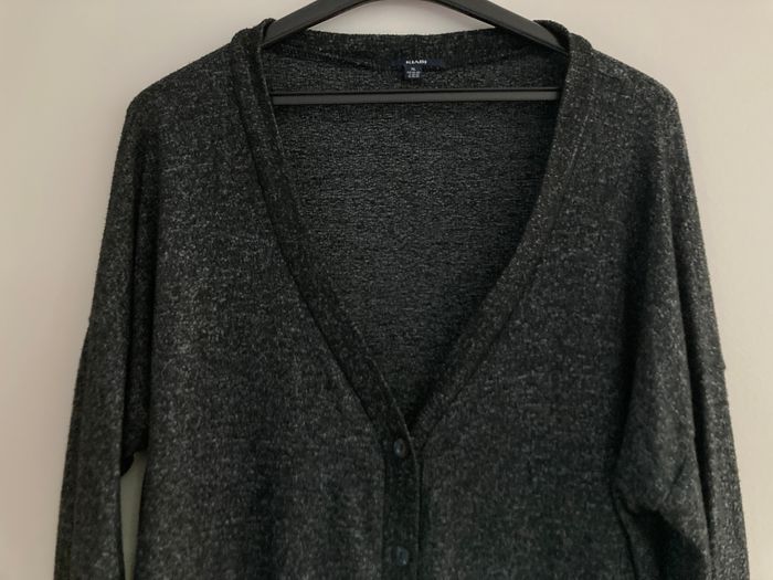 Gilet gris chiné Kiabi - photo numéro 2