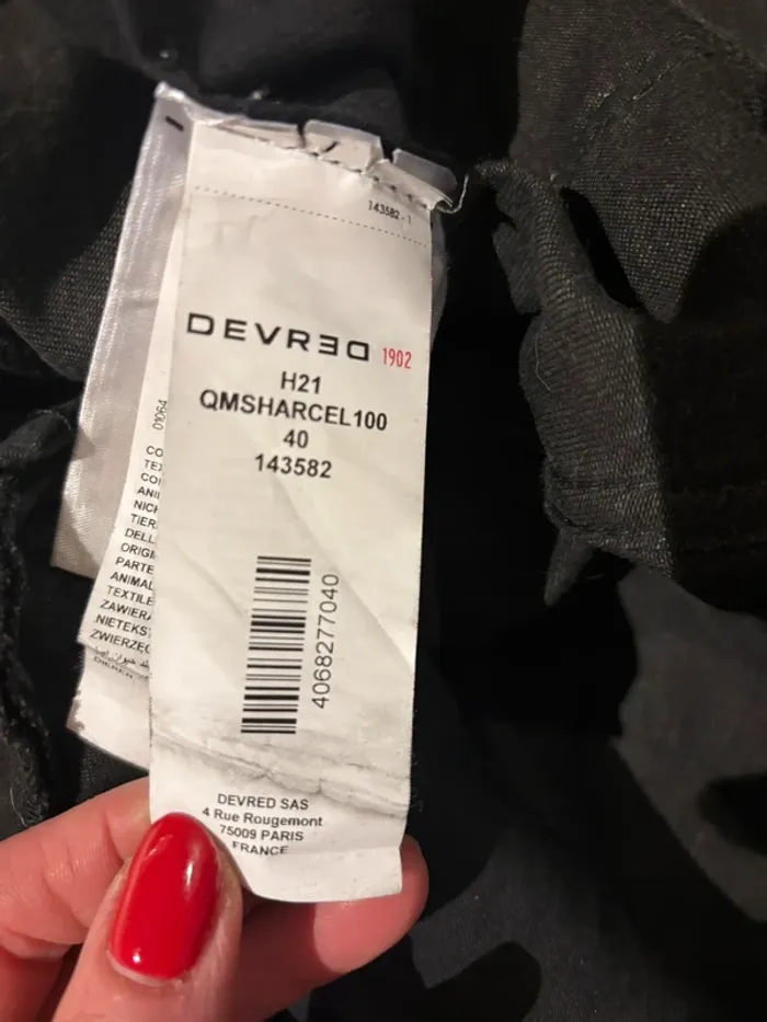 Jean noir Devred taille 40-L modèle Slim Fit en très bon état - photo numéro 11