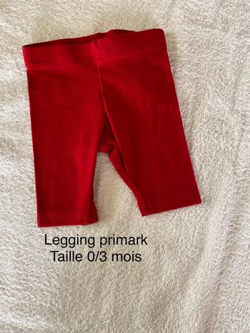 Naissance legging primark taille 0/3 mois