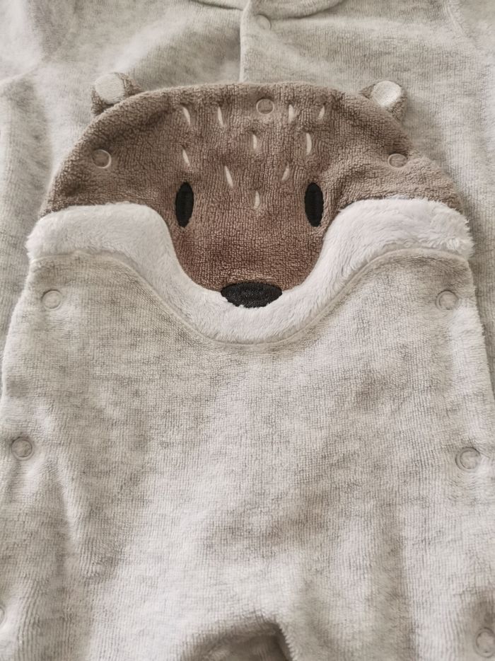 Pyjama garçon loup 1 mois - photo numéro 3