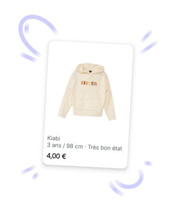 🩷 Pull en maille avec capuche 3 ans Kiabi #emyfleury_36moisfille