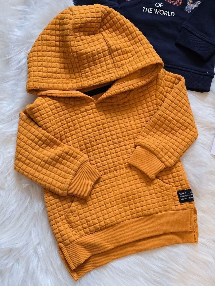 NEUFS (NON PORTÉS)😍🤩💙💙 deux  sweats 9 MOIS garçon 🤩😍💙💙 - photo numéro 4