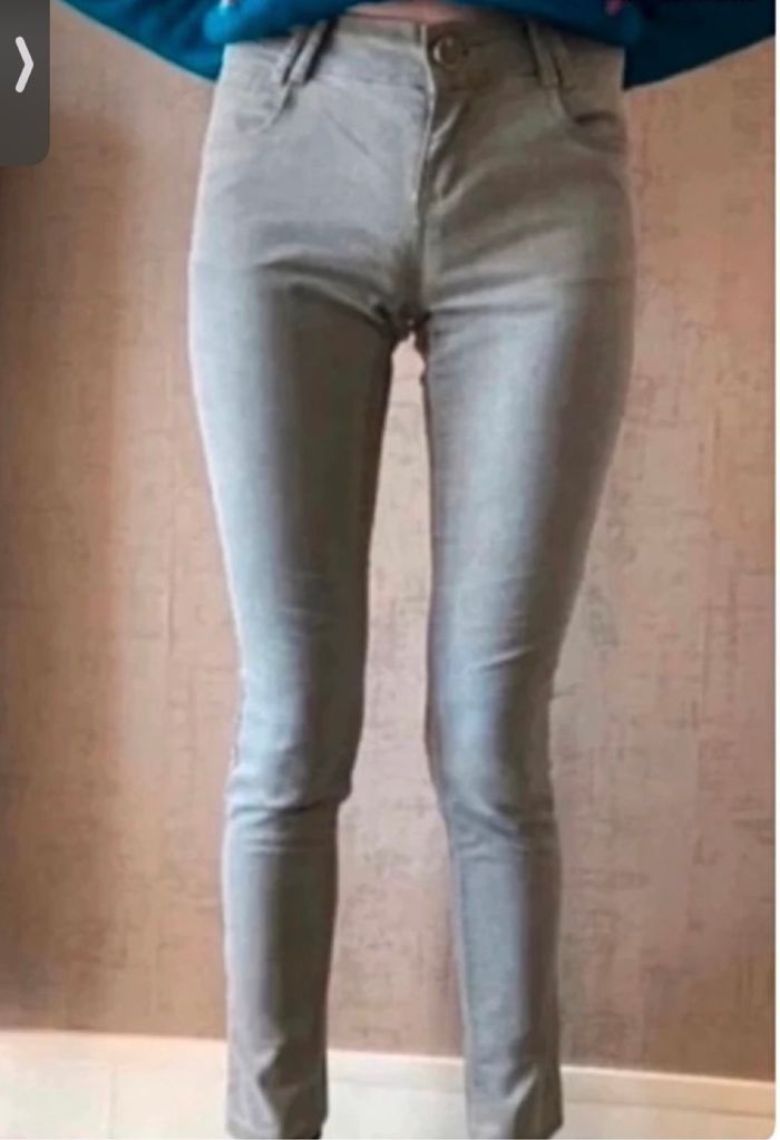 Jean skinny très bon état pour femme taille 36 couleur gris - photo numéro 3