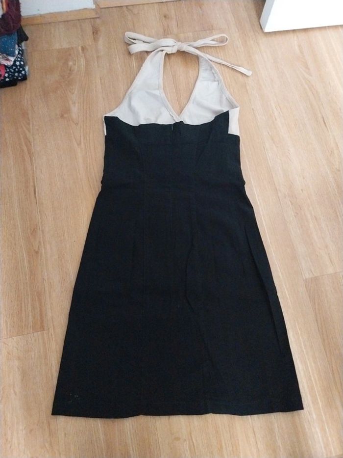 robe noire/beige - photo numéro 2