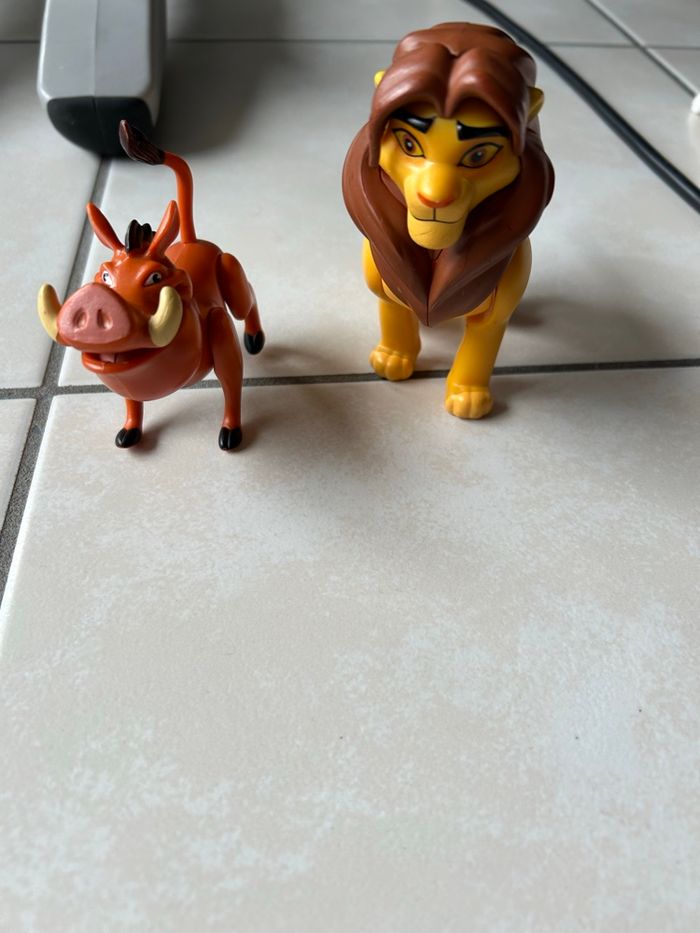 Figurines Simba et Pumba