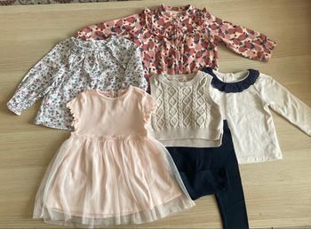 Lot vêtements bébé fille 12 mois