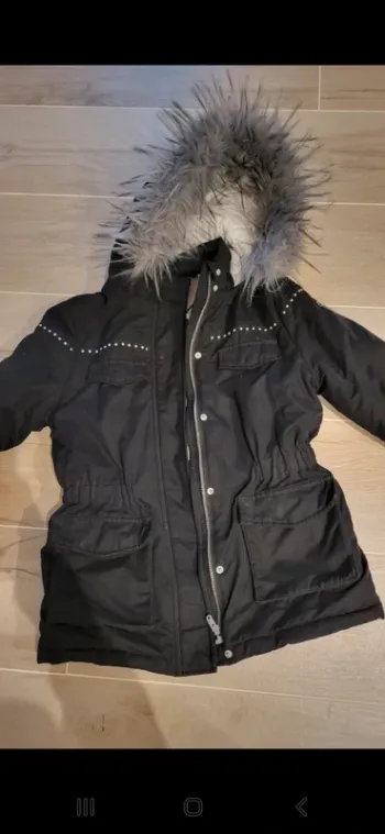 Parka+doudoune chaude fille