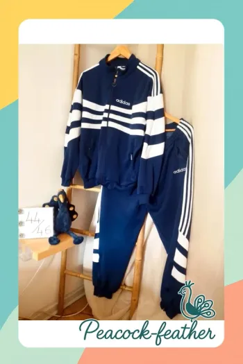 Survêtement adidas officiel vintage 44/46 homme