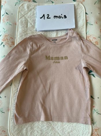 T shirt manches longues kiabi