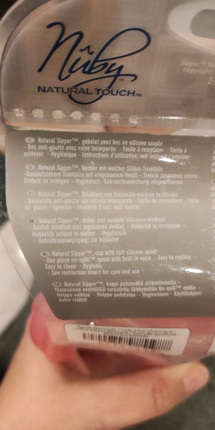 Verre/tasse à boire 6m+ 240ml Nûby, neuf - photo numéro 5