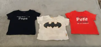 Lot t-shirt manches courtes garçon