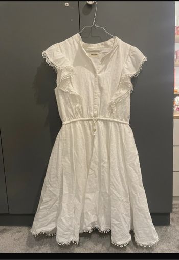 Robe blanche zadig et voltaire