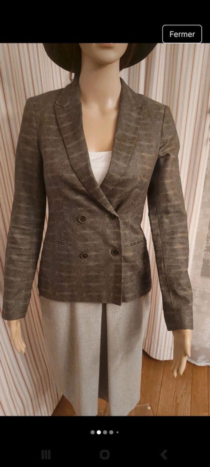 Blazer Maison Scotch p'tite taille 34/36 - photo numéro 2
