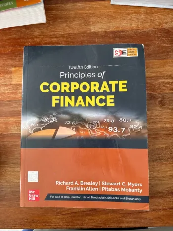 Livre principles of corporate finance
