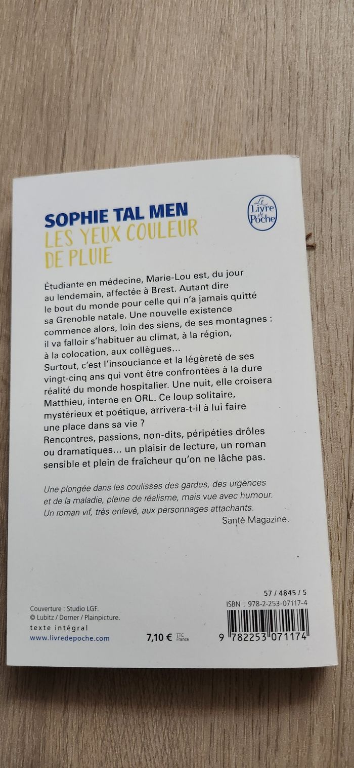 Les yeux couleur de pluie de Tal men - photo numéro 2