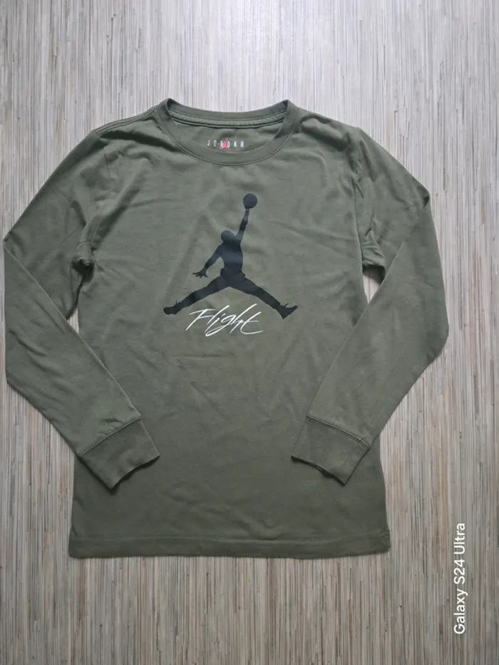 T-shirt kaki - Jordan - Taille M - 10/12 ans