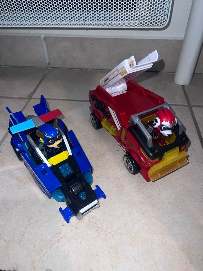 Véhicules + Figurines Paw patrol
