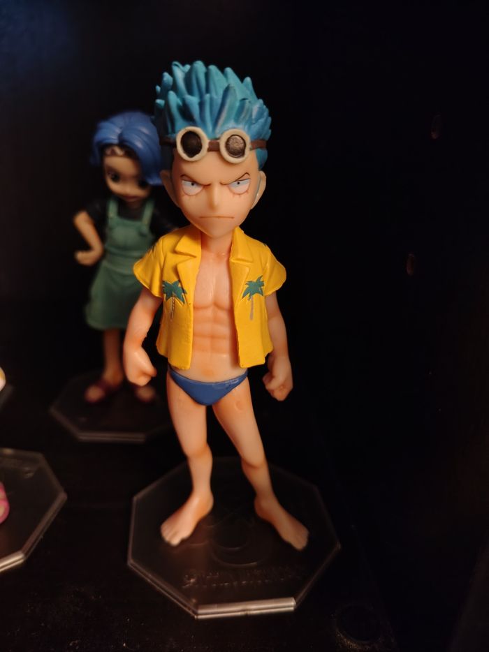 Lot de 4 figurines One Piece non officielles style Portrait of pirates (Usopp, Vivi, Franky, Nojiko) - photo numéro 3
