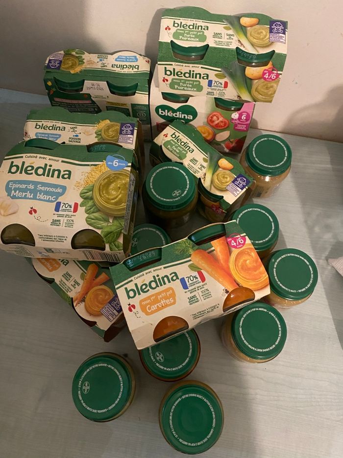 Lot petit pots bledina - photo numéro 4