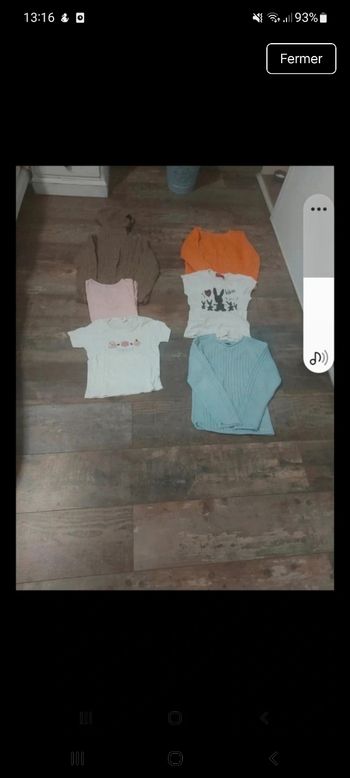 Divers vêtements 