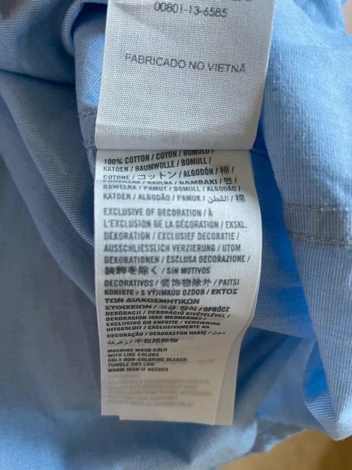 Chemise bleu claire Hollister taille S très bon état - photo numéro 4
