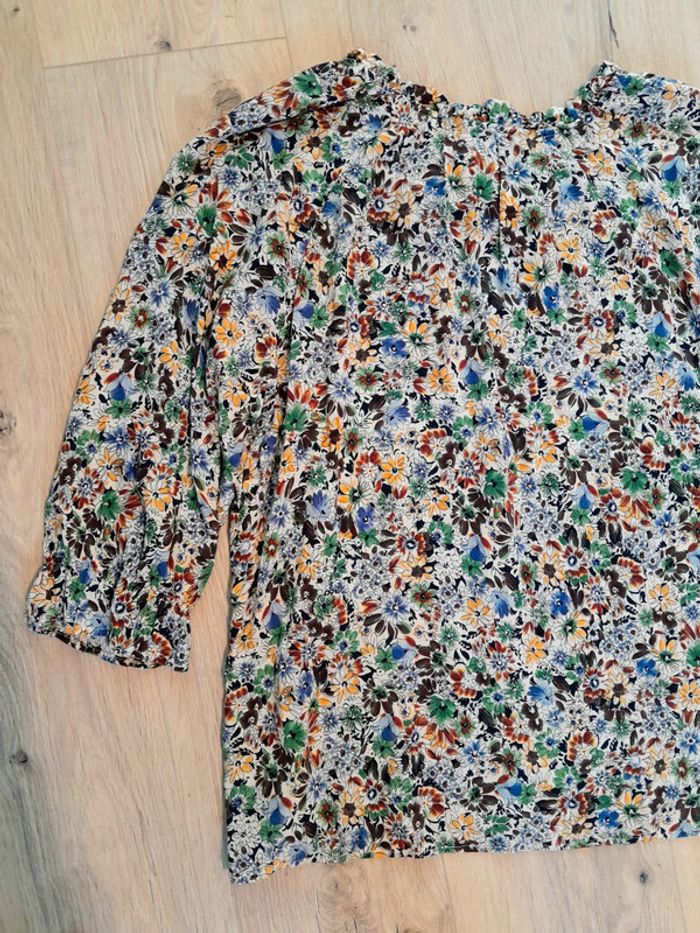 Blouse fleurie fluide t.44 - photo numéro 7