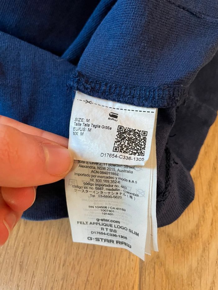 T-shirt MC bleu - G-Star Raw - M - photo numéro 7