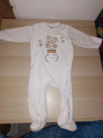 Pyjama blanc ourson