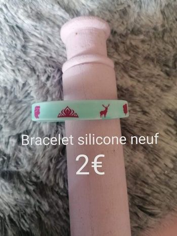 Bracelet silicone Reine des Neiges