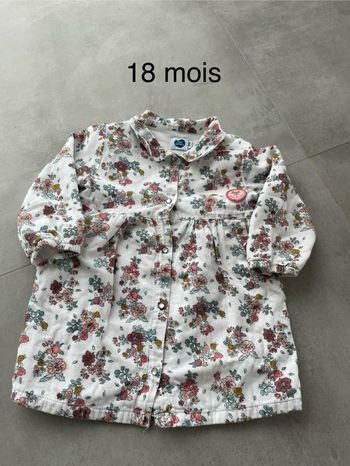 Robe fleurie 18 mois mots d’enfants