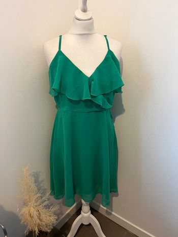 Robe verte à bretelle Naf Naf L
