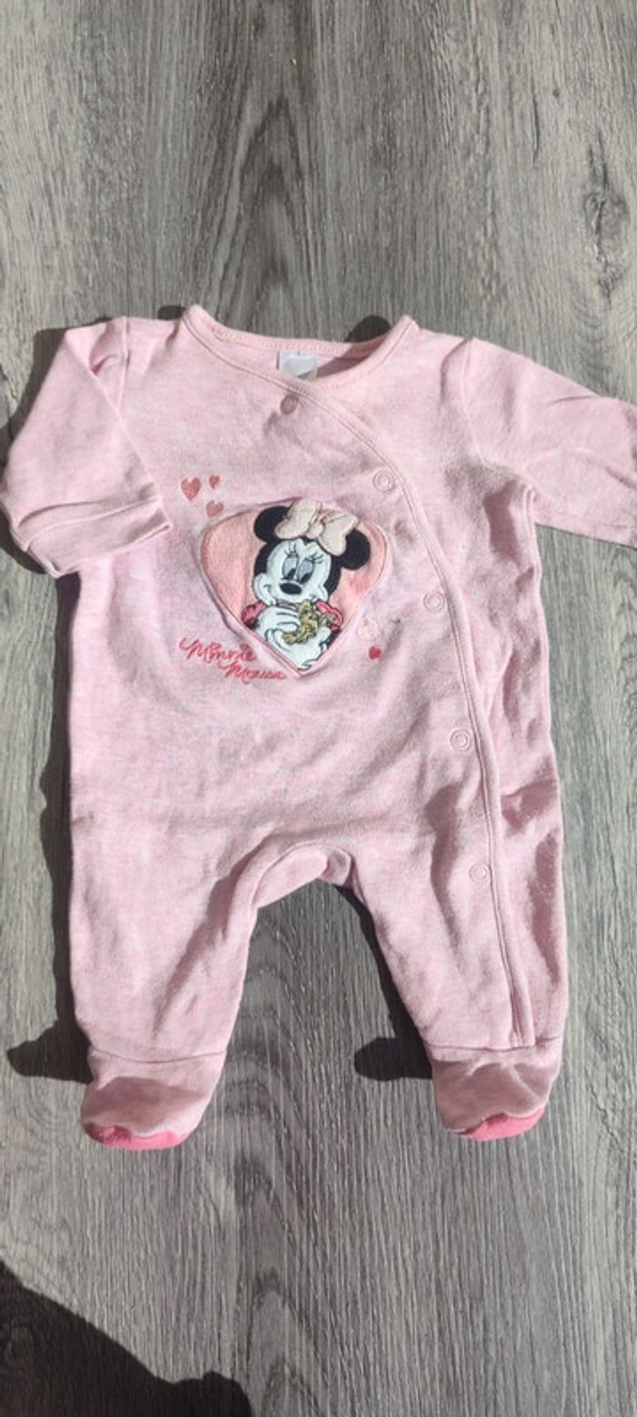 Lot 2 pyjama coton Disney 1 mois - photo numéro 4