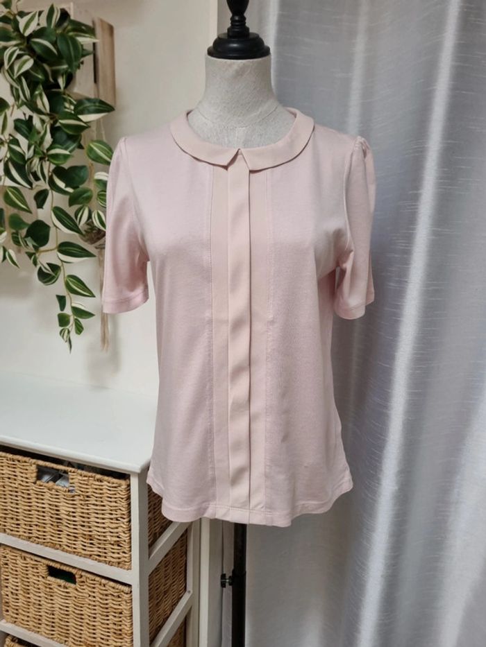 Tee-shirt vieux rose T:36