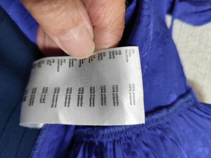 Robe Claudie Pierlot taille 36 bleu dur toutes saisons - photo numéro 10