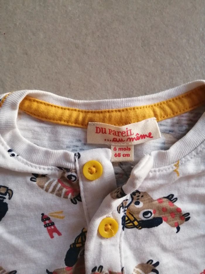 Ensemble pantalon t-shirt chien 6 mois - photo numéro 3