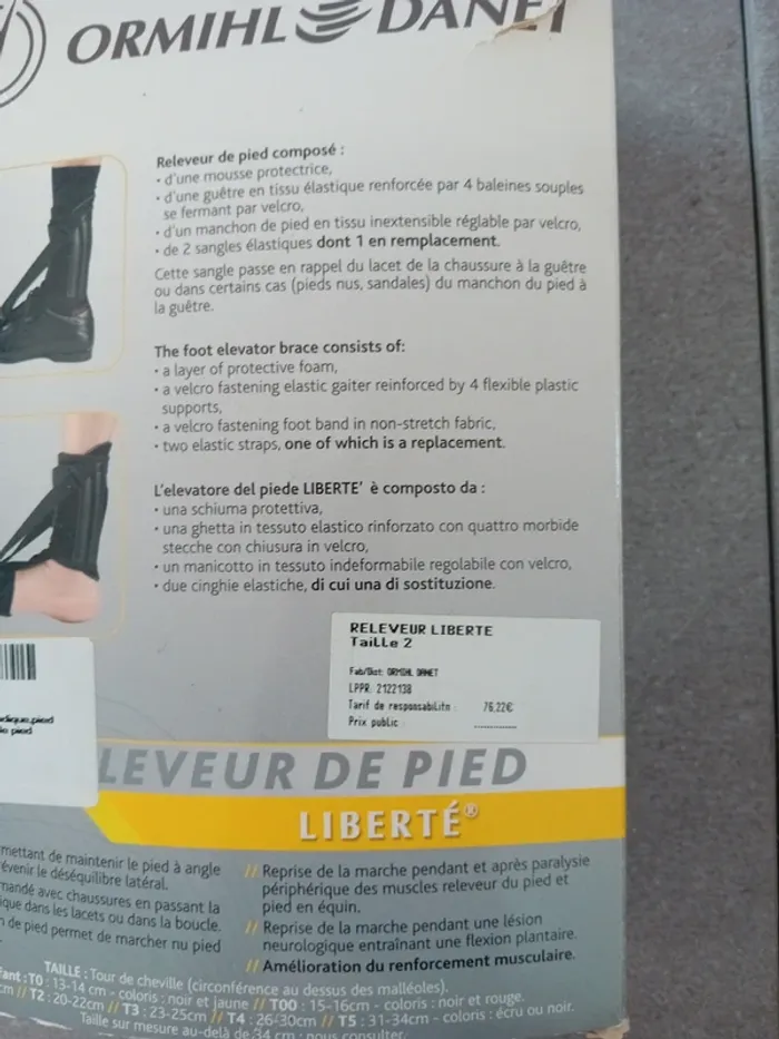 Releveur de pied - photo numéro 4