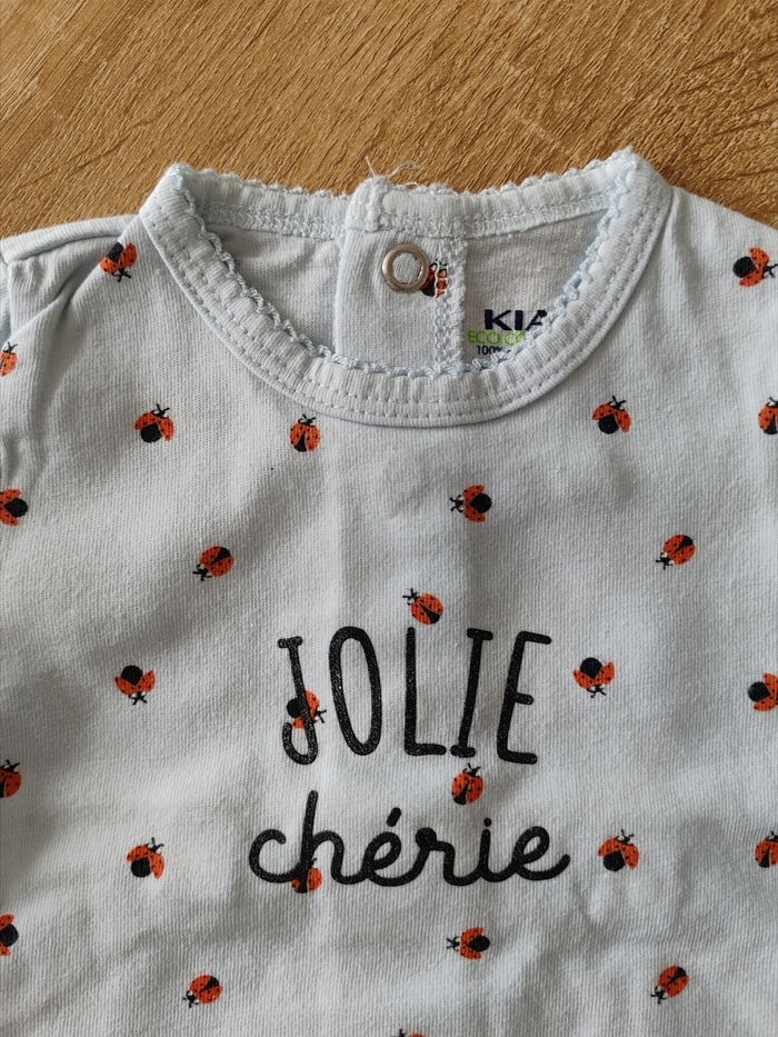Lot pyjama léger 1 pièce Kiabi 1 mois - photo numéro 4