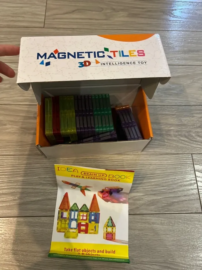 🧩 Magnetic Tiles – Jeu de construction magnétique - photo numéro 2