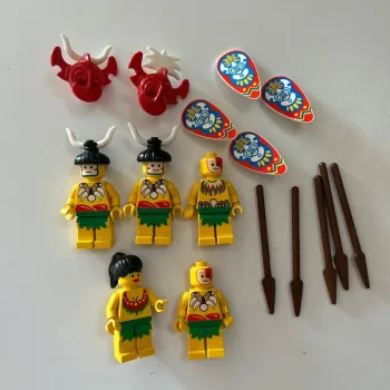Lot minifigurines lego 6256 islander catamaran